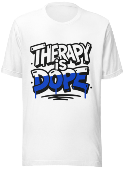 Therapy Is Dope Graffiti Tee
