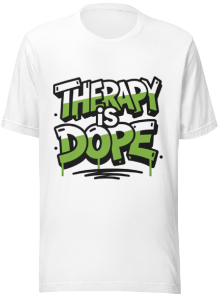 Therapy Is Dope Graffiti Tee
